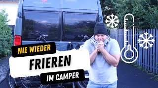 Kälteschutz 🥶 im Heck vom Camper 🚐  So haltet Ihr euch warm 🔥 [upl. by Tiloine]