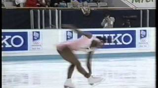 Surya Bonaly FRA  1993 Piruetten Figure Skating Ladies Technical Program [upl. by Mailliw]