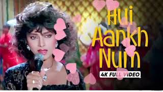 Huyi Aankh Nam Aur Ye Dil Muskuraya 💕 4k Full Video 🥀 Hindi movie Sathi anuradha paudwal [upl. by Jereld]