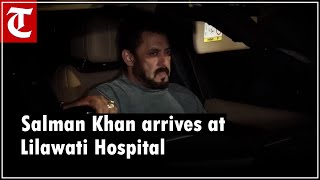 Baba Siddique killing Salman Khan cancels shooting arrives at Lilawati Hospital [upl. by Godliman]