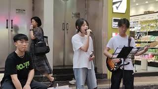 髮如雪周杰倫  小幸運田馥甄 Cover 旺角雅蘭中心外Busking 20240413 [upl. by Goldfarb467]