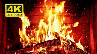 🔥 Cozy Fireplace 4K 12 HOURS Fireplace with Crackling Fire Sounds Crackling Fireplace 4K [upl. by Anitreb]