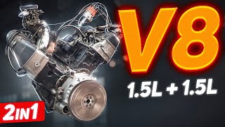 We turn 2 Lada inline4s into a V8 [upl. by Kathryn]