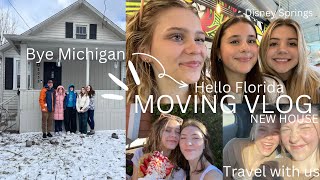 Moving vlog 🫧🧸🫶  Roadtrip Disney Springs New House [upl. by Maddocks]