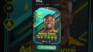 ADAMA TRAORÉ SBC 🚀 ¿MERECE LA PENA 🤔 FC 24 [upl. by Tica]