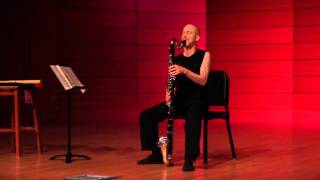 Bass Clarinet Blues Improvisation solo by Cornelius Boots live in Mississippi [upl. by Erodoeht]