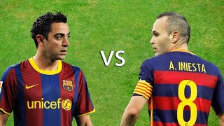 Xavi vs Iniesta  Who Was Better [upl. by Jecon]