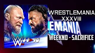 WWE WrestleMania 38  The Weeknd  Sacrifice Official Theme  AE Arena Effects [upl. by Labotsirc746]