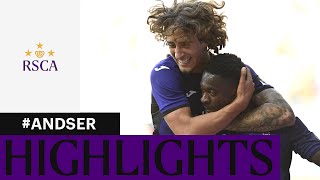 HIGHLIGHTS RSC Anderlecht  Seraing  20222023  Three goals in the Park [upl. by Dnomrej186]