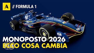 FORMULA 1 svelata la MONOPOSTO 2026 Ecco COSA CAMBIA [upl. by Seravart161]