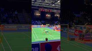 Popov at Victor Denmark Open christopopov badminton badmintondenmark [upl. by Hoang16]