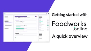 Foodworksonline Professional  A quick overview video [upl. by Eenad]