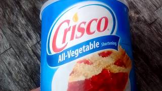 All Vegetable shortening  Crisco [upl. by Aicener]