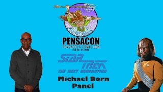 Michael Dorn 2016 Pensacon Panel [upl. by Ecirtel]