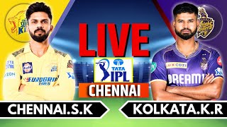 IPL 2024 Live CSK vs KKR Live Match  IPL Live Score amp Commentary  Chennai vs Kolkata Live Match [upl. by Magill257]