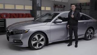 The 2018 Honda Accord Touring 15 Engine [upl. by Allekram21]