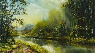 Slaney Walk  Time Lapse Painting [upl. by Rivalee]