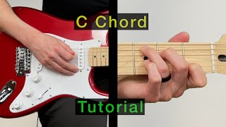 🎸 How to Play the C Chord on Guitar  Guitar C major chord tutorial  Beginner Guitar Lesson [upl. by Dita]