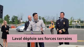 Le maire de Laval fait le point sur les inondations [upl. by Elisabetta]