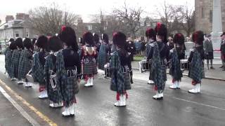 Ballater amp District Pipe Band Remembrance Sunday 2011 [upl. by Schenck]