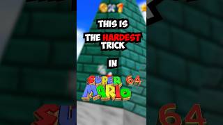 The Hardest Trick in Super Mario 64  Carpetless [upl. by Auqenes]