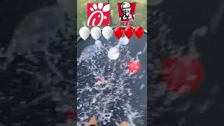 Which Is Better ChickfilA Or KFC🎈🍗shorts asmr [upl. by Cacilie568]