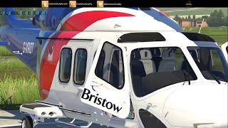 X Plane 11 Stream  XRotors AW139 v4  ORBX Great Britain South [upl. by Barbabra901]