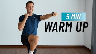 5 MIN WARM UP  Do This Before Your Home or Gym Workouts [upl. by Nagam688]