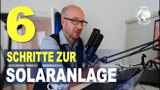 6 Schritte zur Solaranlage [upl. by Stanleigh]