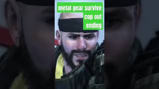 metal gear survive cop out ending metalgearsurvive shorts ending [upl. by Trudi192]