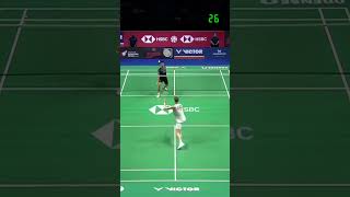 Longest rally 44 shots Loh Kean Yew vs Anders Antonsen  Denmark Open 2023 R16 shorts badminton [upl. by Anton]