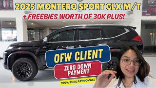 OFW NAKAKUHA NG BEST DEAL  UMAAPAW NA FREEBIES 2025 MONTEROSPORT GLX MANUAL  Roan Zara [upl. by Ellennahs]