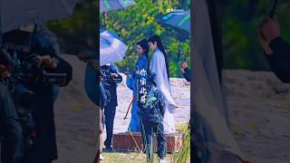 20241023 Chen Zheyuan x Li Qin x Fated Hearts Reuters Filming Day 102 🎬陈泽元 chinesedrama [upl. by Monjan]