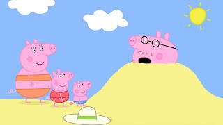 Peppa Pig in Hindi  Samudr Tat  हिंदी Kahaniya  Hindi Cartoons for Kids [upl. by Zandt]