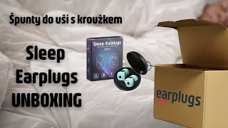 Sleep Earplugs špunty do uší s usazovacím kroužkem  UNBOXING [upl. by Atimed]