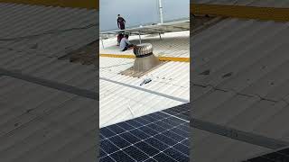 solar panel installation and wiring solar solarpanels solarpanelsystem [upl. by Pirozzo]