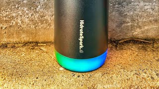 A Smart Water Bottle  HidrateSpark Pro STEEL Bottle  Unboxing amp Set Up Process [upl. by Arleta]