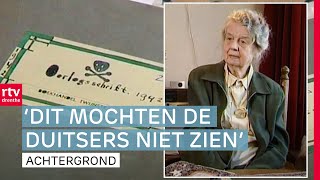 To had geheime dagboeken over de Duitsers Heel gevaarlijk  Nostalgie  RTV Drenthe [upl. by Arodnahs]