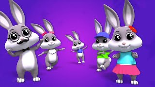 Con thỏ ngón tay gia đình  vườn ươm vần điệu  Finger Song  Rabbit Finger Family  Farmees Vietnam [upl. by Bussy235]