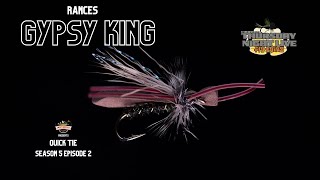 Fly Tying  Rances Gypsy King  Quick Ties [upl. by Atekal210]