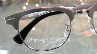 Ray Ban 鋁合金Clubmaster款眼鏡架RB6295灰色 [upl. by Sucrad]