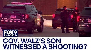 Did Gov Walzs son witness a shooting [upl. by Aihsyla]