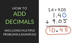 How to Add Decimals  6th Grade  Mathcationcom [upl. by Adnoyek50]