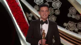 Rami Malek winning an Oscar® for quotBohemian Rhapsodyquot [upl. by Lamar831]