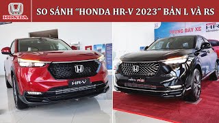 So sánh HRV L và HRV RS  Giá xe Honda HRV 2024 mới  Mua trả góp Honda HRV 2024 [upl. by Dido]