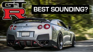 THE GREATEST SOUNDING R35 Nissan GTR Quad Midpipe Exhaust System  OEM Downpipes [upl. by Uhile]