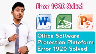 Error 1920  Office Software Protection Plateform Failed to Start Resolved  Error 1920 Solved [upl. by Nylinej]