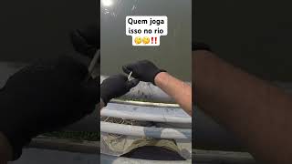 💥Quem joga isso no Rio🤔❓💥Mais um achado na pesca magnética hobby pesca hobbie fishing [upl. by Kitarp417]