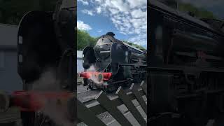 Repton cruises past for Coal after taking on water back in 2019 whitby steamtrain steam seaside [upl. by Downe]