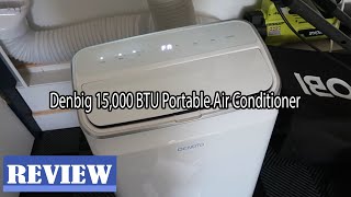 Denbig 15000 BTU Portable Air Conditioner Review  Amazing Product For A Portable AC [upl. by Suu150]